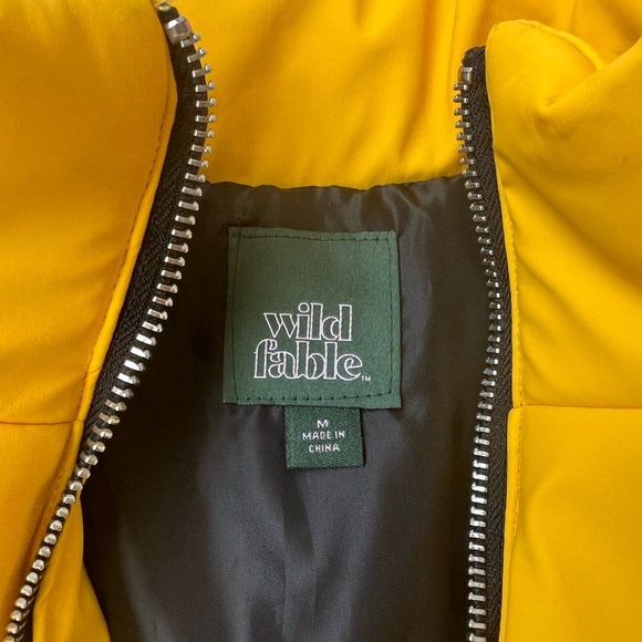 Yellow Wild Fable Puffer Jacket - Picture 3 of 3